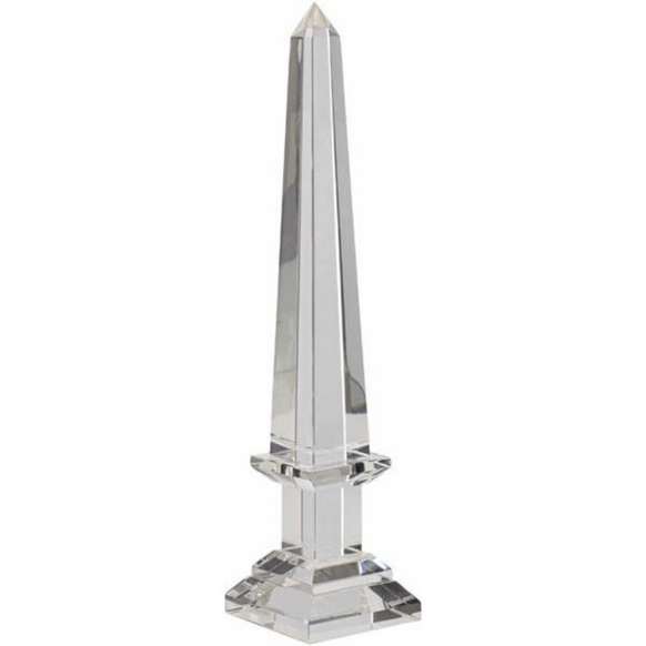 تندیس دکوری دوان مدل OBELISK رنگ شفاف کد 667119 - تصویر 2