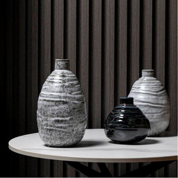 گلدان دوان مدل ONYX رنگ سفید h22cm کد 667238 - تصویر 2
