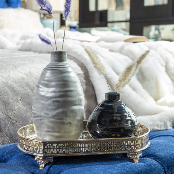 گلدان دوان مدل ONYX رنگ سفید h22cm کد 667238 - تصویر 5