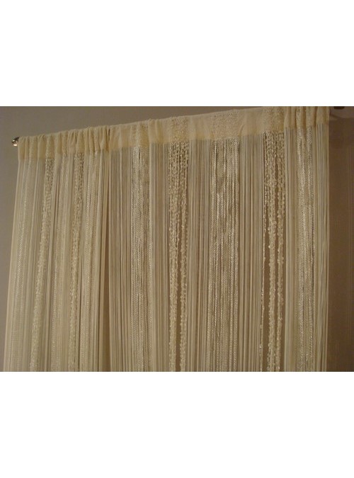 پرده دوان مدل BRAID رنگ عاجی اندازه 105×260 کد 454446