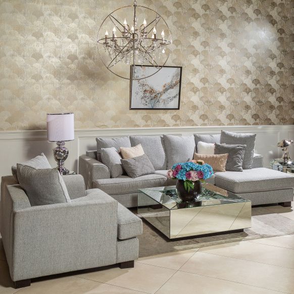 لوستر دوان مدل MAIL رنگ استیل اندازه d69cm کد 572224 - تصویر 3