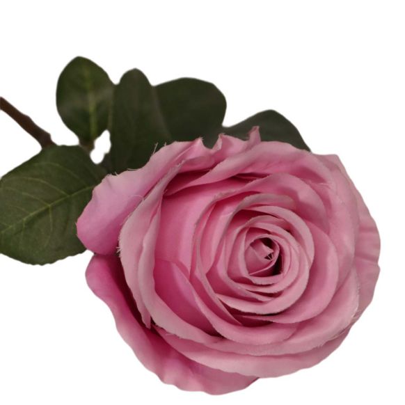 شاخه گل مصنوعی دوان مدل ROSE رنگ بنفش اندازه h70cm کد 517535 - تصویر 2