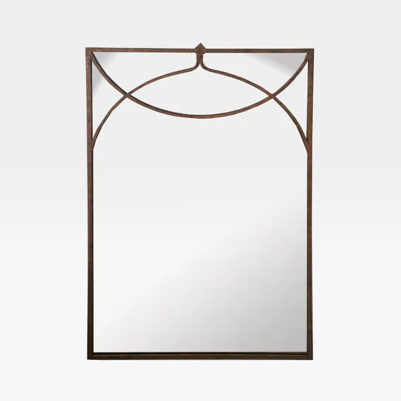 آینه دیواری دوان مدل EMILLIA رنگ برنز سایز 113×66 سانتیمتر کد 686292