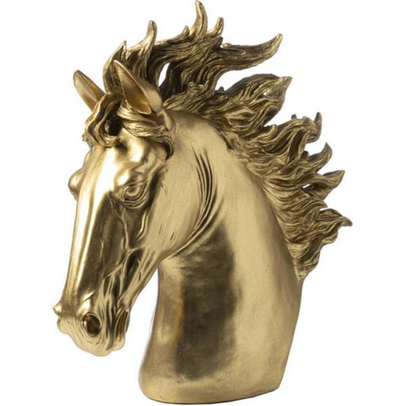 مجسمه دکوری دوان مدل ARDUS horse رنگ طلایی h71cm کد 667882