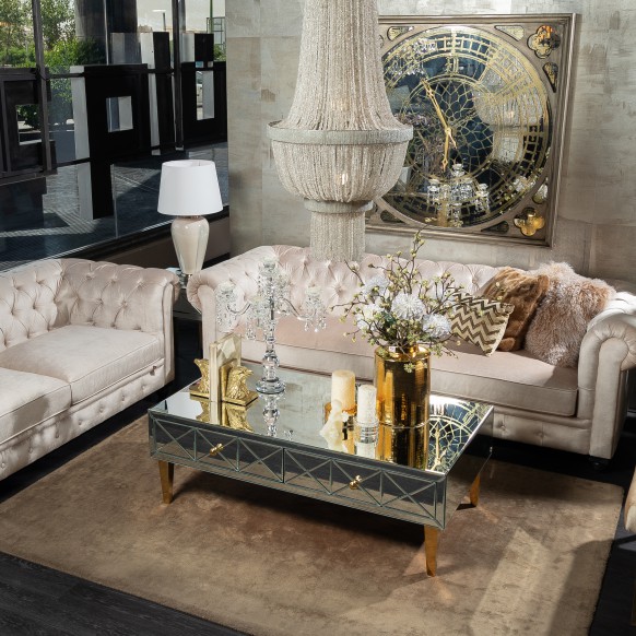 لوستر دوان مدل KRISTEN رنگ شفاف اندازه h130cm کد 552444 - تصویر 4