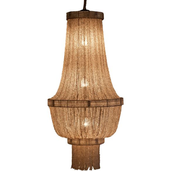 لوستر دوان مدل KRISTEN رنگ شفاف اندازه h130cm کد 552444