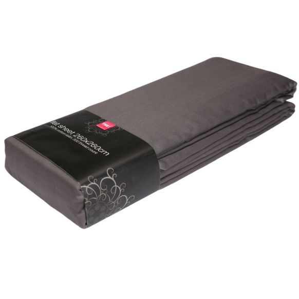 ملحفه بدون کش دوان مدل REGENCE رنگ طوسی اندازه 260×260 کد 536694 - تصویر 2