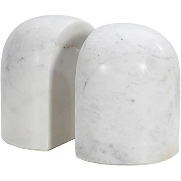 نگهدارنده کتاب دوان مدل MARBLE رنگ سفید اندازه h12cm 673188 - تصویر 2