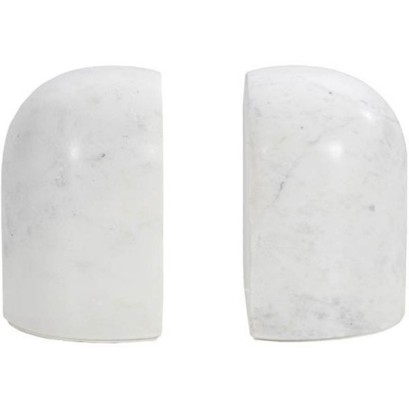 نگهدارنده کتاب دوان مدل MARBLE رنگ سفید اندازه h12cm 673188