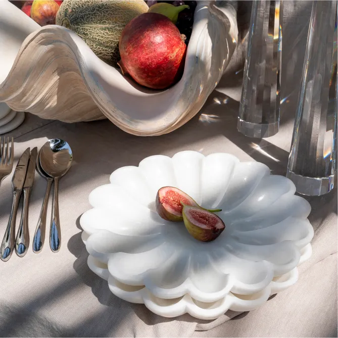 کاسه دوان مدل MARBLE رنگ سفید کد 673104 - تصویر 3