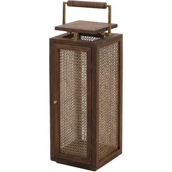 فانوس دوان مدل CANE رنگ برنجی اندازه h80cm 671445 - تصویر 2