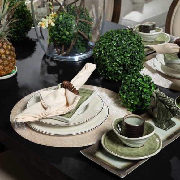 بشقاب دوان مدل ONEER رنگ سبز سایز 19×14 کد 655870 - تصویر 3