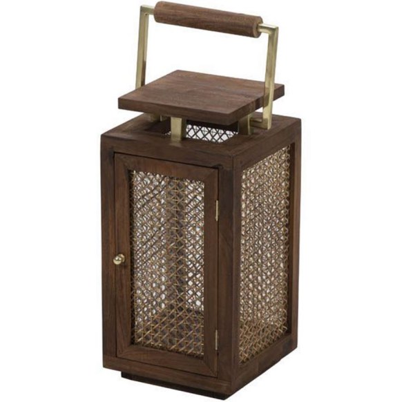 فانوس دوان مدل CANE رنگ برنجی اندازه h50cm 671438 - تصویر 2