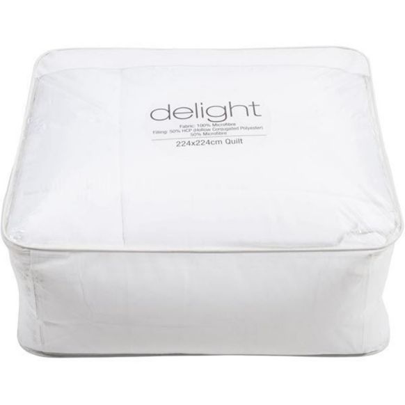 لحاف دوان مدل DELIGHT رنگ سفید اندازه 224×224 کد 603343