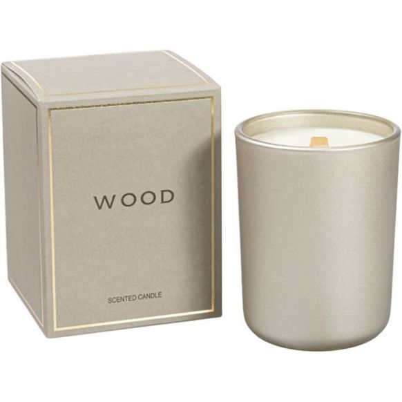 شمع معطر دوان مدل WOOD رنگ طلایی کد 667602
