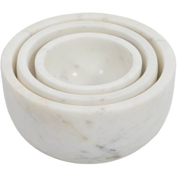 ست کاسه دوان مدل MARBLE رنگ سفید کد 673076