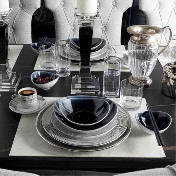 لیوان دوان مدل PLATIN رنگ شفاف/نقره ای اندازه h9cm 651243S - تصویر 6