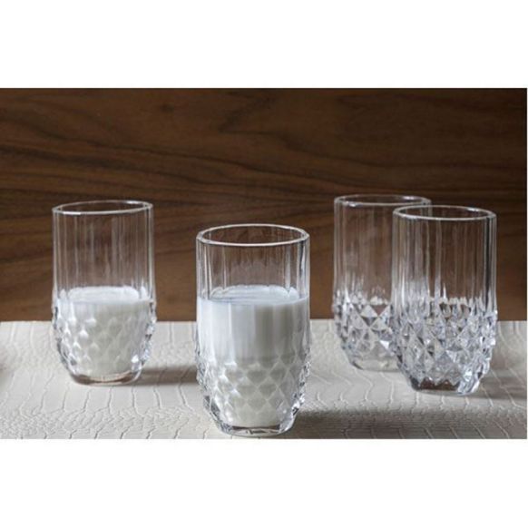 لیوان دوان مدل DIAMOND رنگ شفاف اندازه h13cm 651369s - تصویر 2