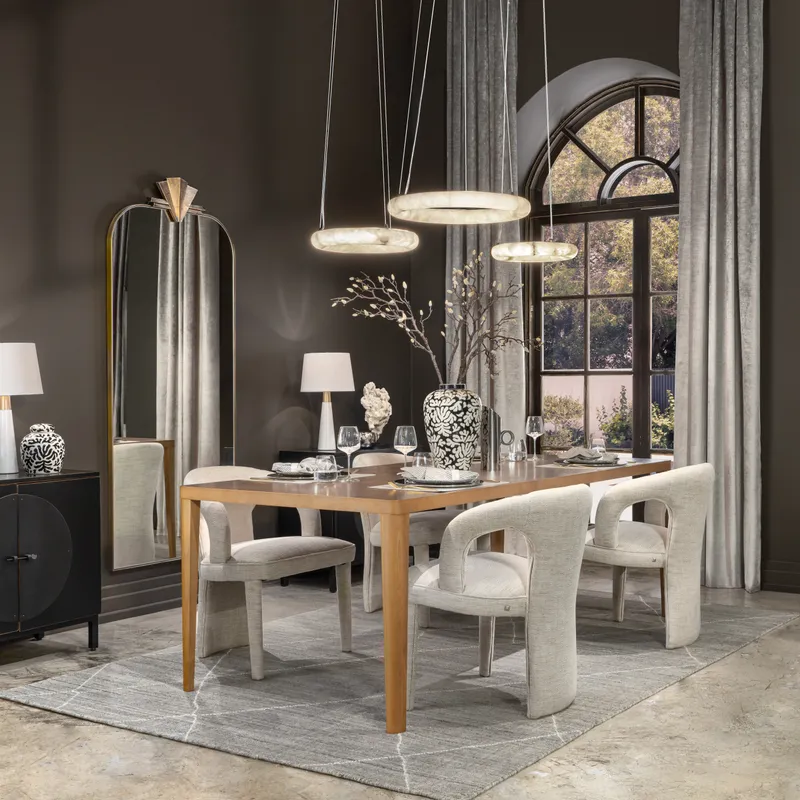 صندلی ناهارخوری دوان مدل SOHO رنگ طبیعی کد 685578 - تصویر 5