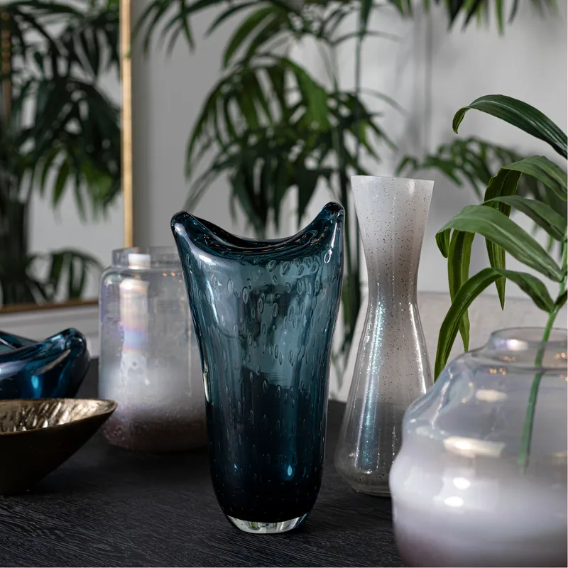 گلدان دوان مدل GAIL سایز h27cm رنگ طوسی کد 674007 - تصویر 2